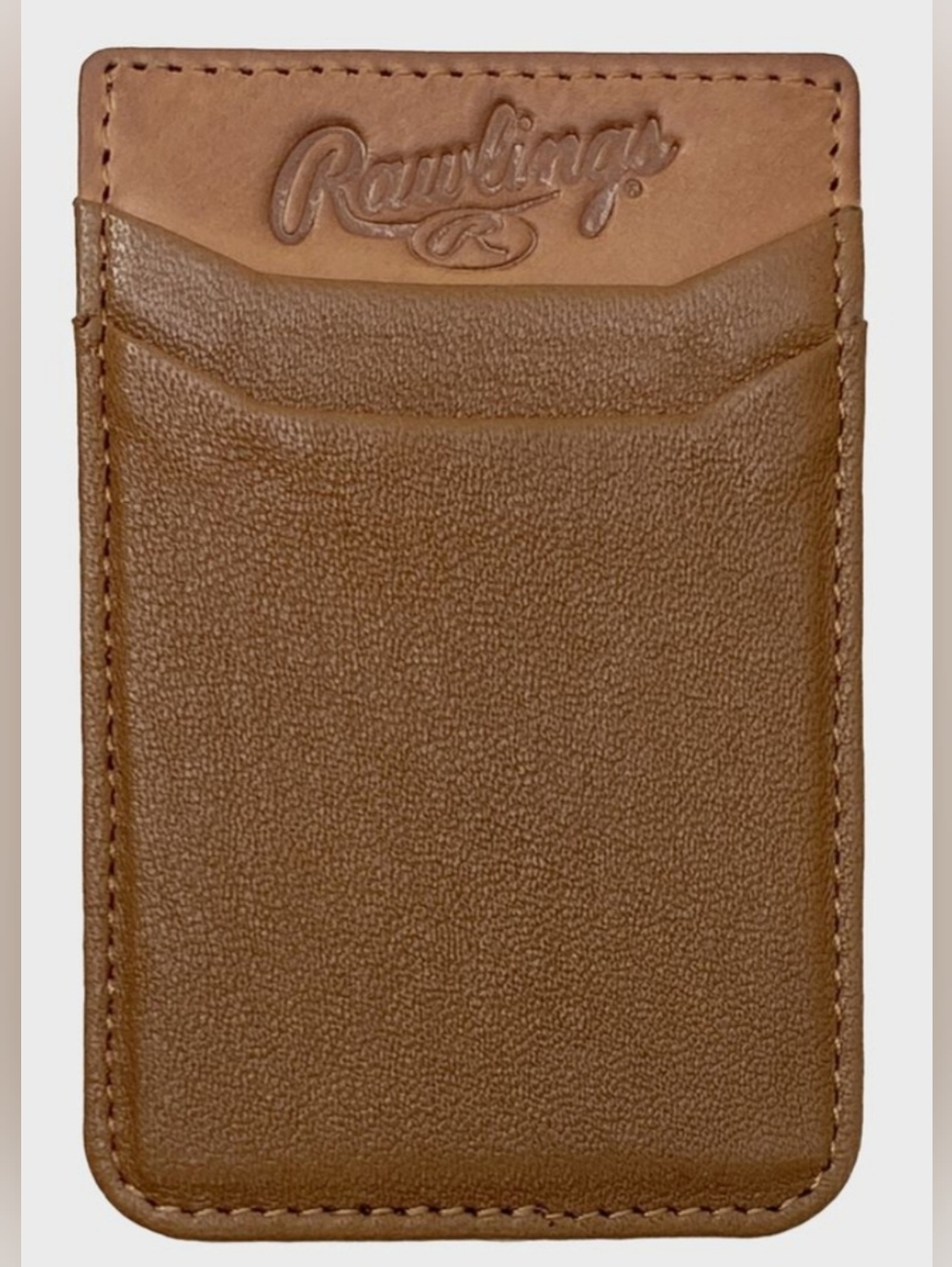 Rawlings Leather Phone Card Holder Nwt Brown